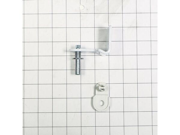 6883815-1-M-Whirlpool-W10500000-Bottom Door Hinge & Cam - White - Refrigerator Side