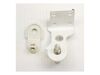 6883815-3-S-Whirlpool-W10500000-Bottom Door Hinge & Cam - White - Refrigerator Side