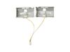 751992-2-S-GE-WB06X10465        -Microwave bottom Lamp Bracket