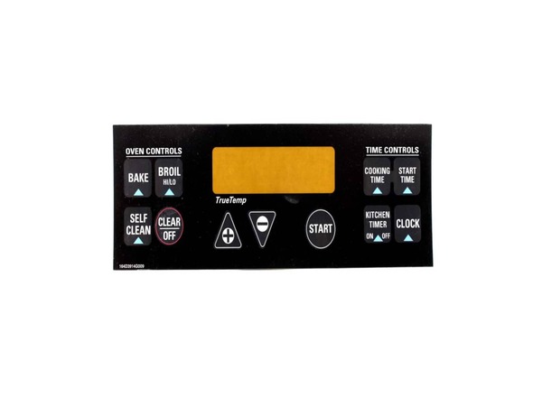 753796-1-M-GE-WB27T10456        -Range Oven Control Faceplate