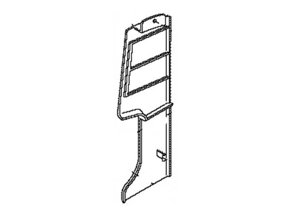 820532-1-M-Frigidaire-316267205         -End Cap - Black - Left Side