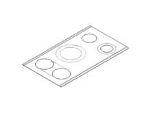 GLASS CERAMIC HOB TOP – Part Number: 00682655
