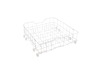 8746204-2-S-GE-WD28X10384-Dishwasher Lower Dish Rack with Wheels - Gray