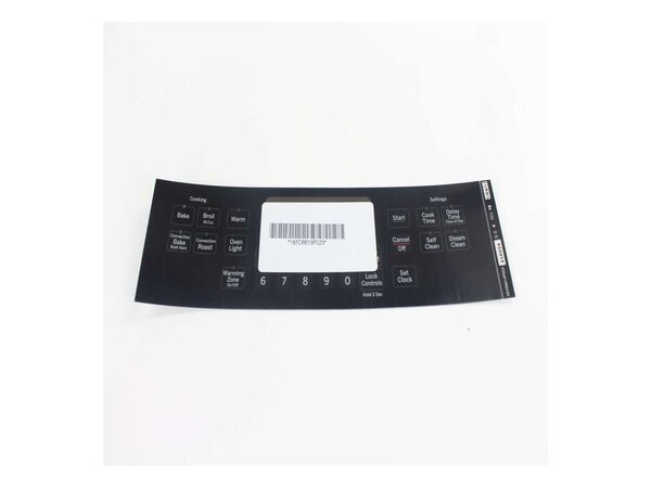 8754024-1-M-GE-WB07X20960-FACEPLATE GRAPHICS (BK)