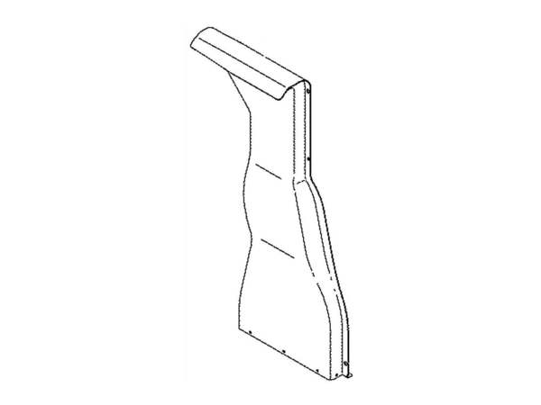 8754913-1-M-GE-WB34X20439- VENT LOWER Assembly
