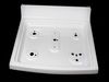 8755864-2-S-GE-WB62X20977- RANGETOP & BRKT Assembly