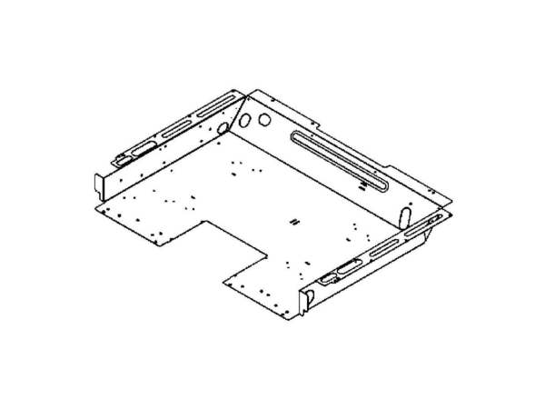8755981-1-M-GE-WB63X20737- DUCT AND BURNER BOX Assembly