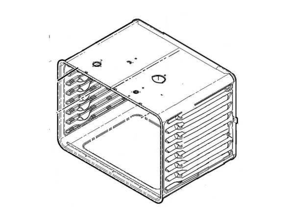 8756001-1-M-GE-WB63X20924- WRAPPER OVN CAV Assembly