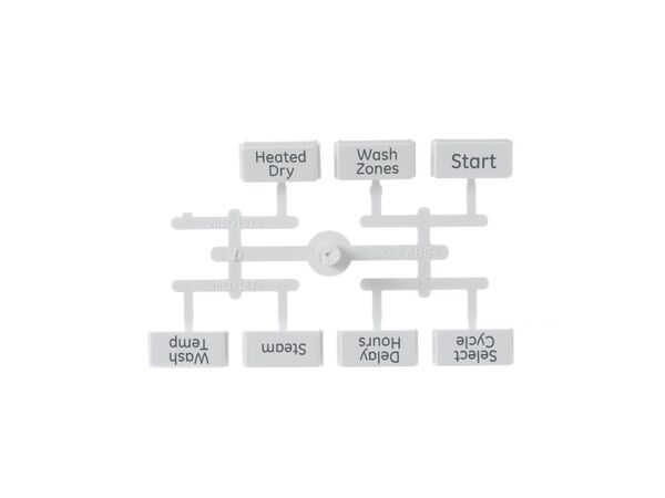 8756579-1-M-GE-WD34X11833- BUTTON AND GRAPHICS Assembly