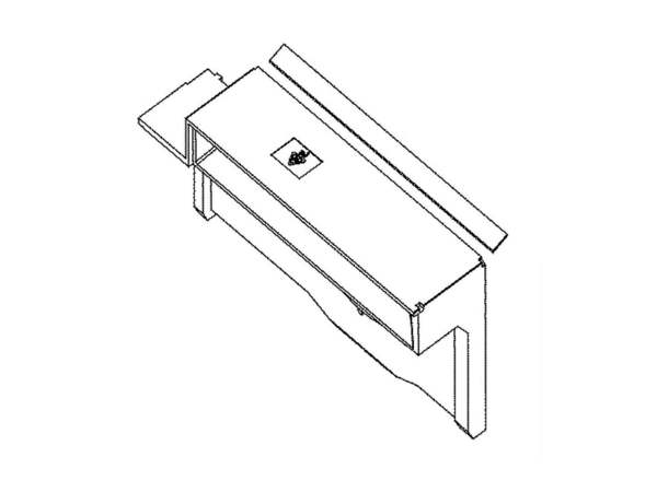 8757631-1-M-GE-WJ76X10338-FOAM AIR OUTLET