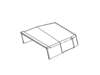UPPER AIRFLOW HOUSING – Part Number: WJ76X10340