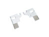 8758395-2-S-GE-WR17X20162- HINGE ENDCAP Assembly White (2PK
