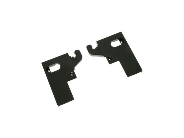 8758398-1-M-GE-WR17X20165-HINGE ENDCAP Assembly BK (2PK