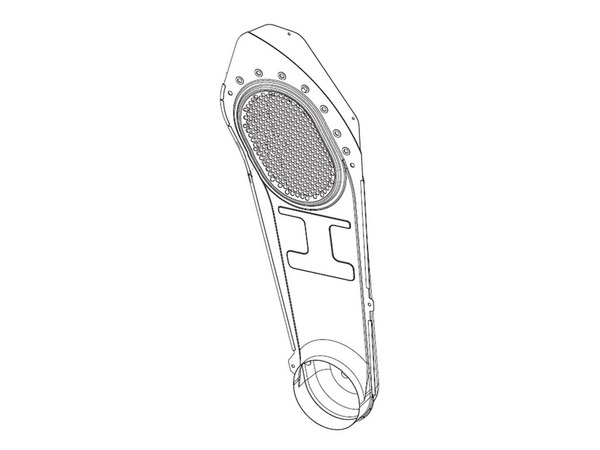 8764062-1-M-Samsung-DC97-07521G-Air Duct Assembly