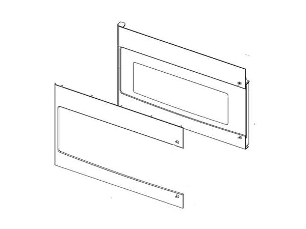 8764807-1-M-Samsung-DE94-02366B-Assembly DOOR;85052,PC,WHITE