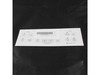 FACEPLATE GRAPHICS (WW) – Part Number: WB27T11512