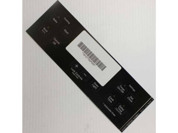 8767130-1-M-GE-WB27T11515-FACEPLATE GRAPHICS (BK)