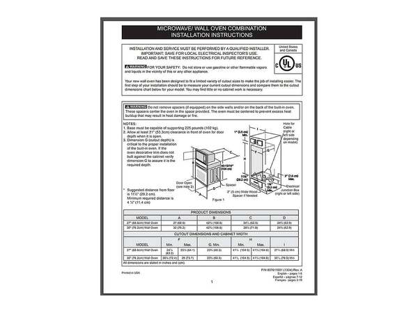 8769469-1-M-Frigidaire-807611001-INSTRUCTIONS