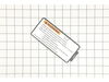Decal-Left Hand Console – Part Number: 01003450