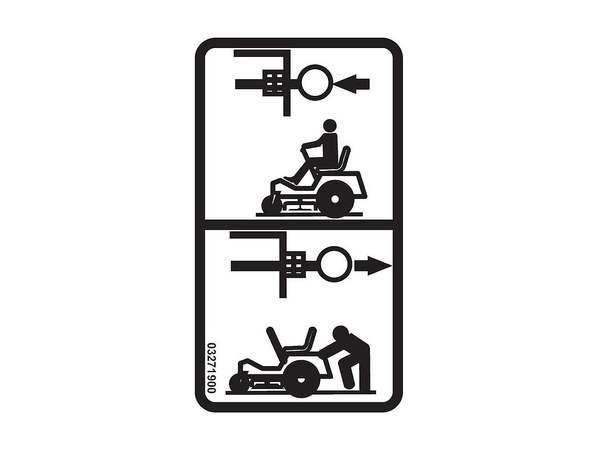 8787823-1-M-Ariens-03271900-Decal, Transmission Disconnect