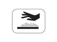 Decal, Hot Surface – Part Number: 07754100