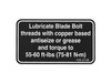 DECAL,BOLT TORQUE – Part Number: 109-3148