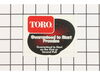 Decal-Shroud – Part Number: 108-8109