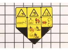 Decal-Danger, Shield – Part Number: 110-1868