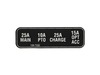 Decal-Fuse – Part Number: 109-7330