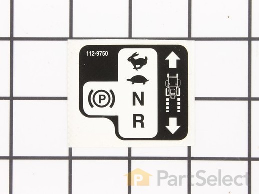 8842686-1-M-Toro-112-9750-Decal-control Lever, Lh