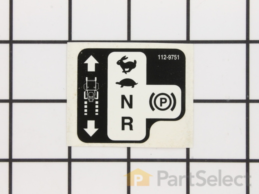 8845800-1-M-Toro-112-9751-Decal-control Lever, Rh