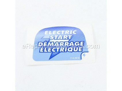 8846480-1-M-Toro-114-2619-Decal-Pos, Electric Start