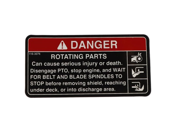 8846758-1-M-Toro-116-3076-DECAL-ROTATING PARTS