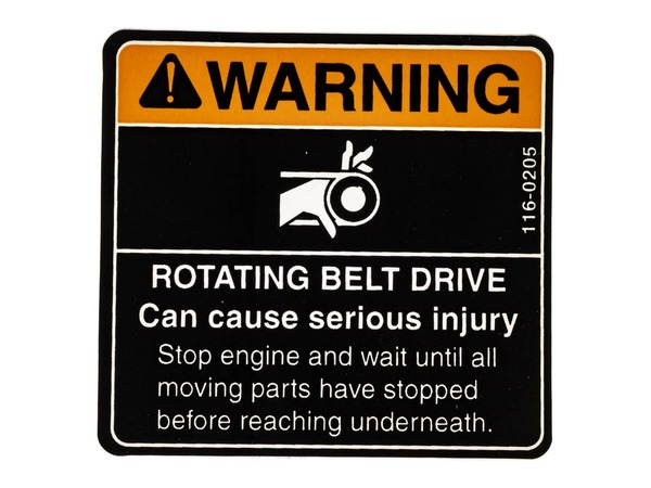 8847185-1-M-Toro-116-0205-DECAL-BELT DRIVE