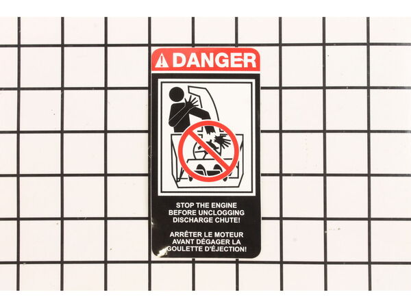 8897512-1-M-Murray-1740979MA-Decal, Danger Chute