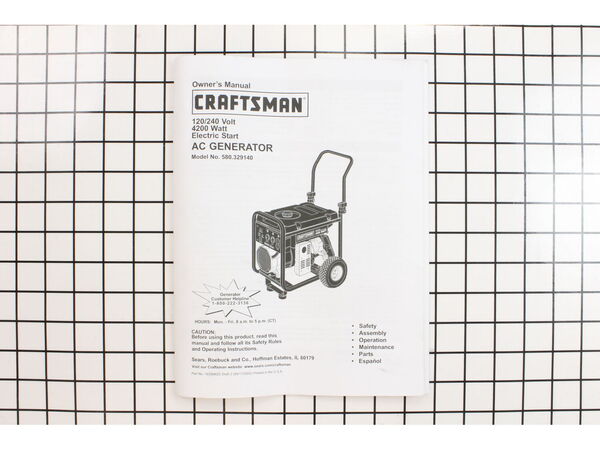 8902119-1-M-Briggs and Stratton-187004GS-Manual, Owner'S