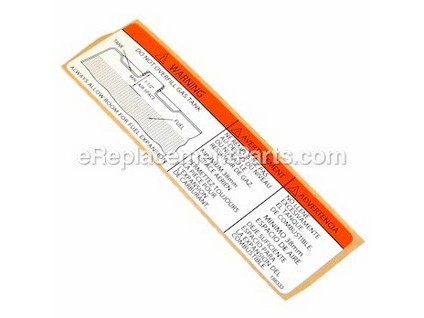 8906808-1-M-Briggs and Stratton-188333GS-Decal, Instruction, Fuel Level