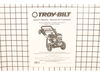 Manual, Owner'S – Part Number: 194172GS
