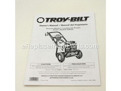 8910272-1-M-Briggs and Stratton-196365GS-Manual, Owners