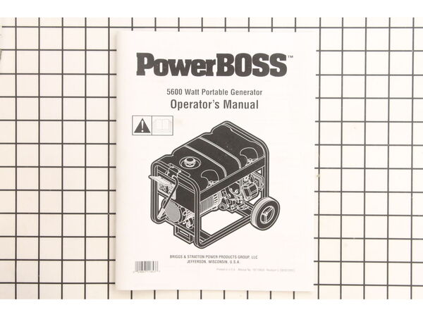 8910983-1-M-Briggs and Stratton-197106GS-Manual, Operator'S