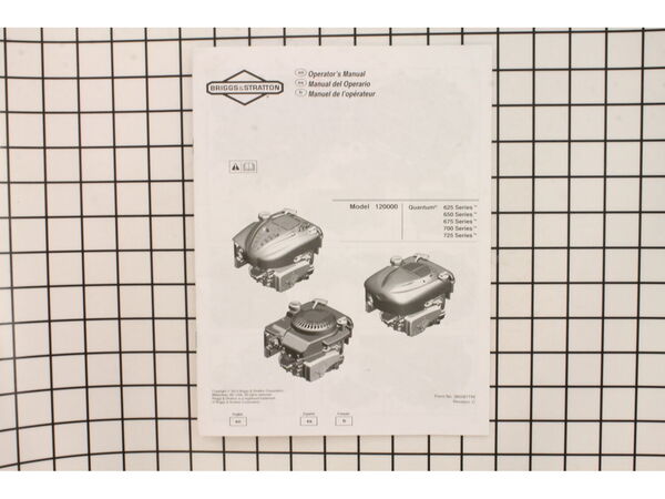 8911682-1-M-Briggs and Stratton-194615GS-Manual, Owner'S