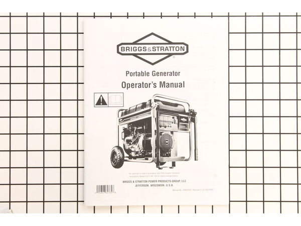 8912329-1-M-Briggs and Stratton-206405GS-Manual, Operator'S