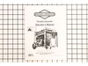 Manual, Operator'S – Part Number: 206405GS