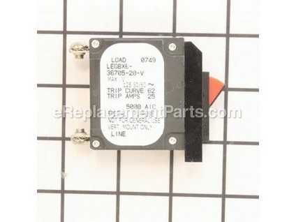 8912335-1-M-Briggs and Stratton-206507GS-Breaker, 20A - 2 Pole