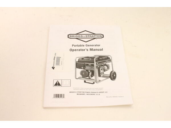 8913234-1-M-Briggs and Stratton-206883GS-Manual, Operator'S