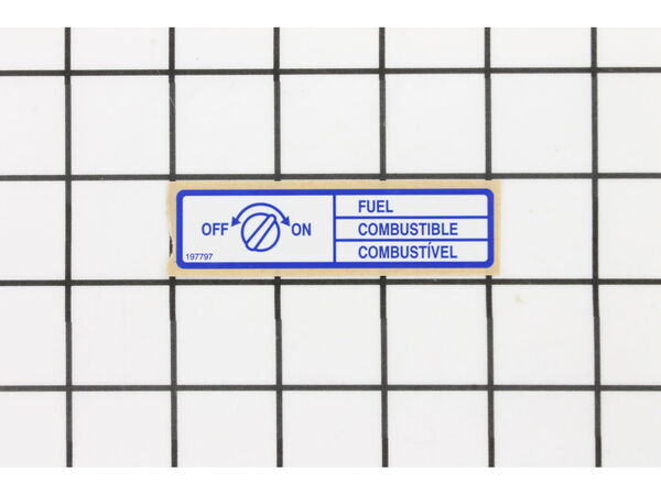 8913555-1-M-Briggs and Stratton-197797GS-Decal, Fuel Shutoff