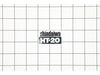 Label, Name Plate – Part Number: 20040-32150