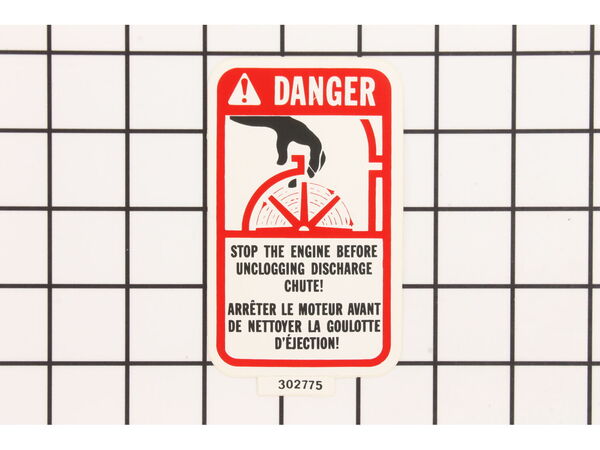 8946490-1-M-Murray-302775MA-Decal Danger Chute