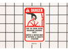 Decal Danger Chute – Part Number: 302775MA