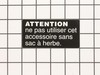 Bag Chute Decal – Part Number: 36-5230